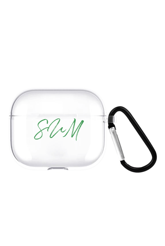 Quentin Kişiye Özel AirPods 3 Şeffaf Silikon Kılıf - SUMTHINCS