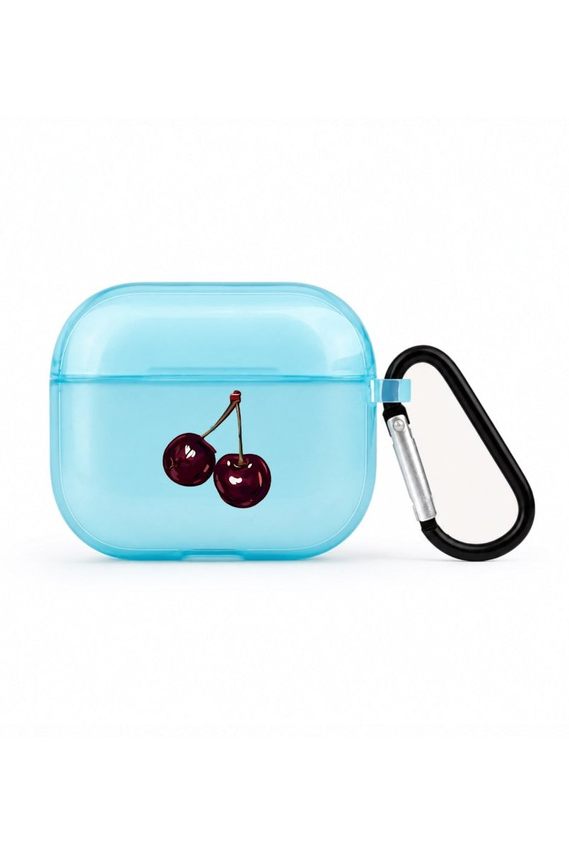 Ruby AirPods 3 Şeffaf Silikon Kılıf Mavi - Sumthincs