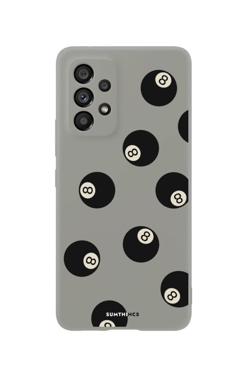 Samsung A06 8Ball Premium Telefon Kılıfı Gri - SUMTHINCS