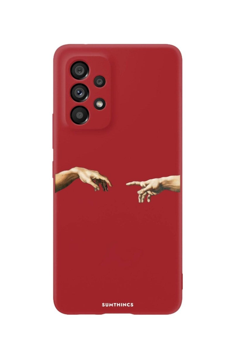 Samsung A06 Adams Creation Premium Telefon Kılıfı Kırmızı - SUMTHINCS