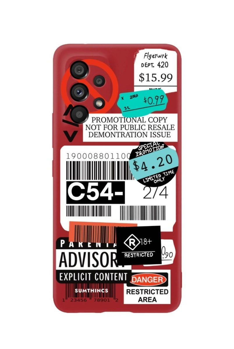 Samsung A06 Barcode C54 Premium Telefon Kılıfı - SUMTHINCS