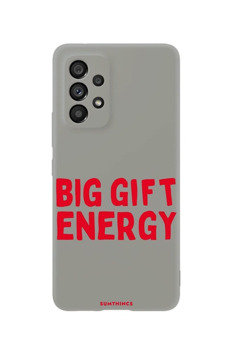 Samsung A06 Big Gift Energy Premium Telefon Kılıfı Gri - SUMTHINCS