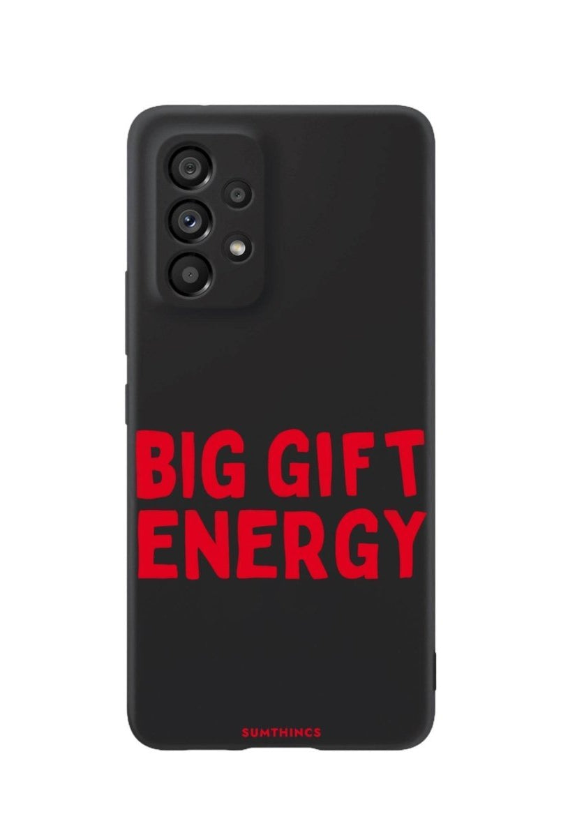 Samsung A06 Big Gift Energy Premium Telefon Kılıfı Siyah - SUMTHINCS