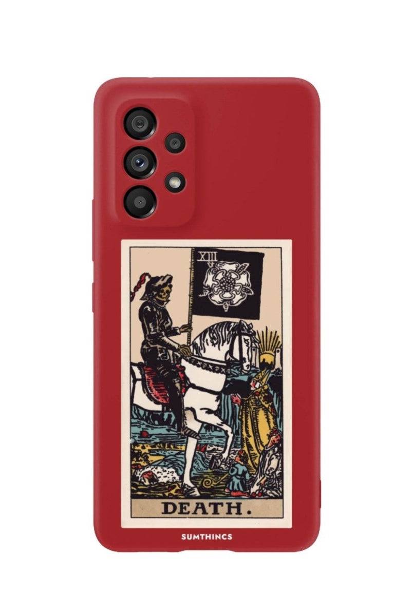 Samsung A06 Death Premium Telefon Kılıfı Kırmızı - SUMTHINCS