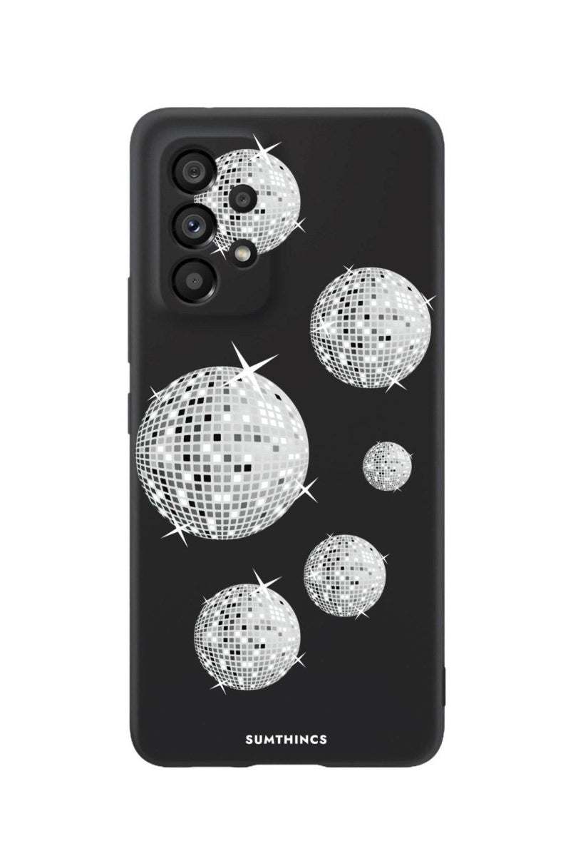 Samsung A06 Disco Ball Premium Telefon Kılıfı Siyah - SUMTHINCS
