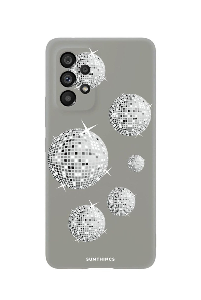 Samsung A06 Disco Ball Premium Telefon Kılıfı Gri - SUMTHINCS