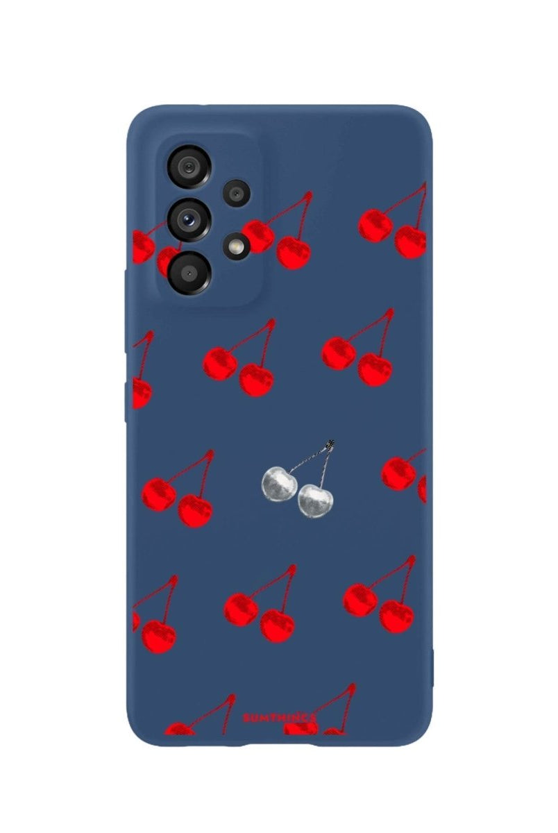 Samsung A06 Disco Cherry Premium Telefon Kılıfı Pasifik Mavi - SUMTHINCS