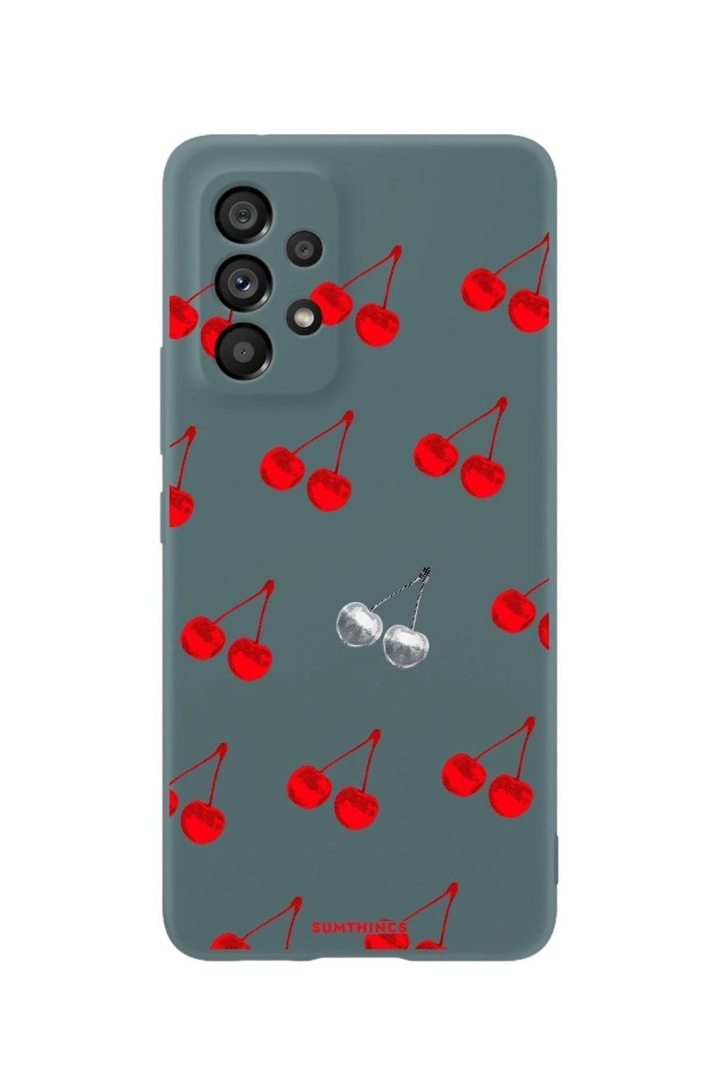 Samsung A06 Disco Cherry Premium Telefon Kılıfı Kaktüs Yeşili - SUMTHINCS