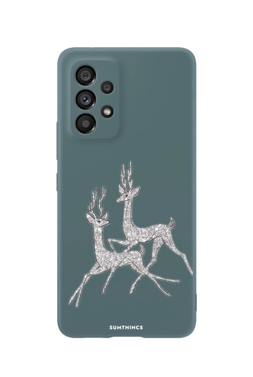 Samsung A06 Disco Deers Premium Telefon Kılıfı Kaktüs Yeşili - SUMTHINCS