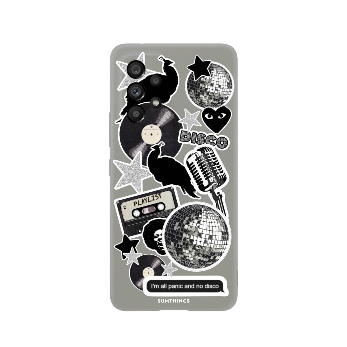 Samsung A06 Disco Stickers Premium Telefon Kılıfı - SUMTHINCS