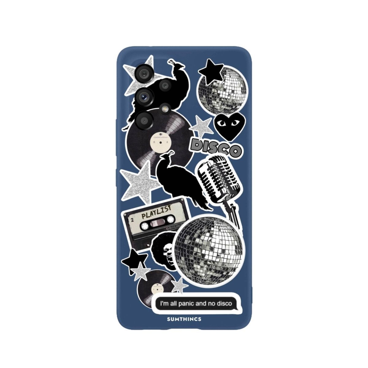 Samsung A06 Disco Stickers Premium Telefon Kılıfı - SUMTHINCS