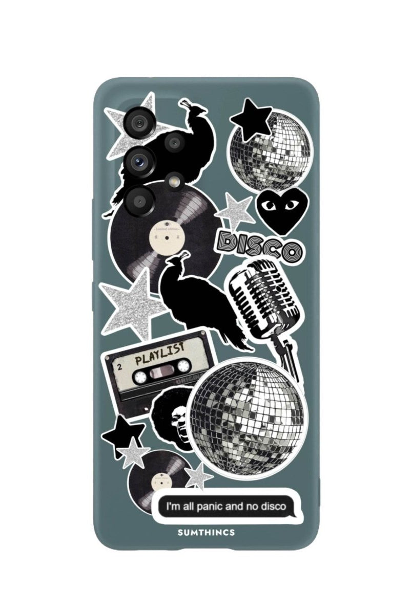 Samsung A06 Disco Stickers Premium Telefon Kılıfı Kaktüs Yeşili - SUMTHINCS