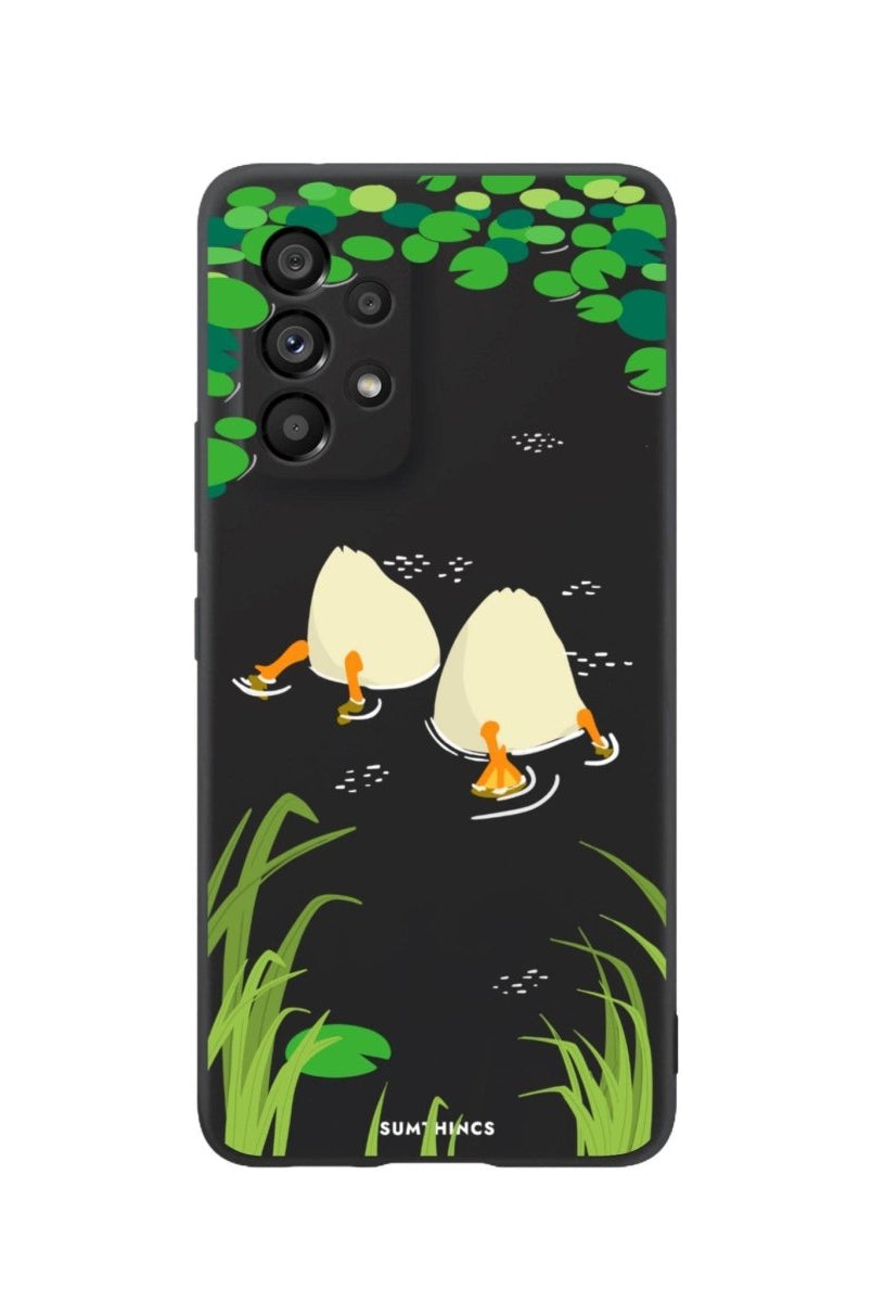 Samsung A06 Ducks Premium Telefon Kılıfı Siyah - SUMTHINCS