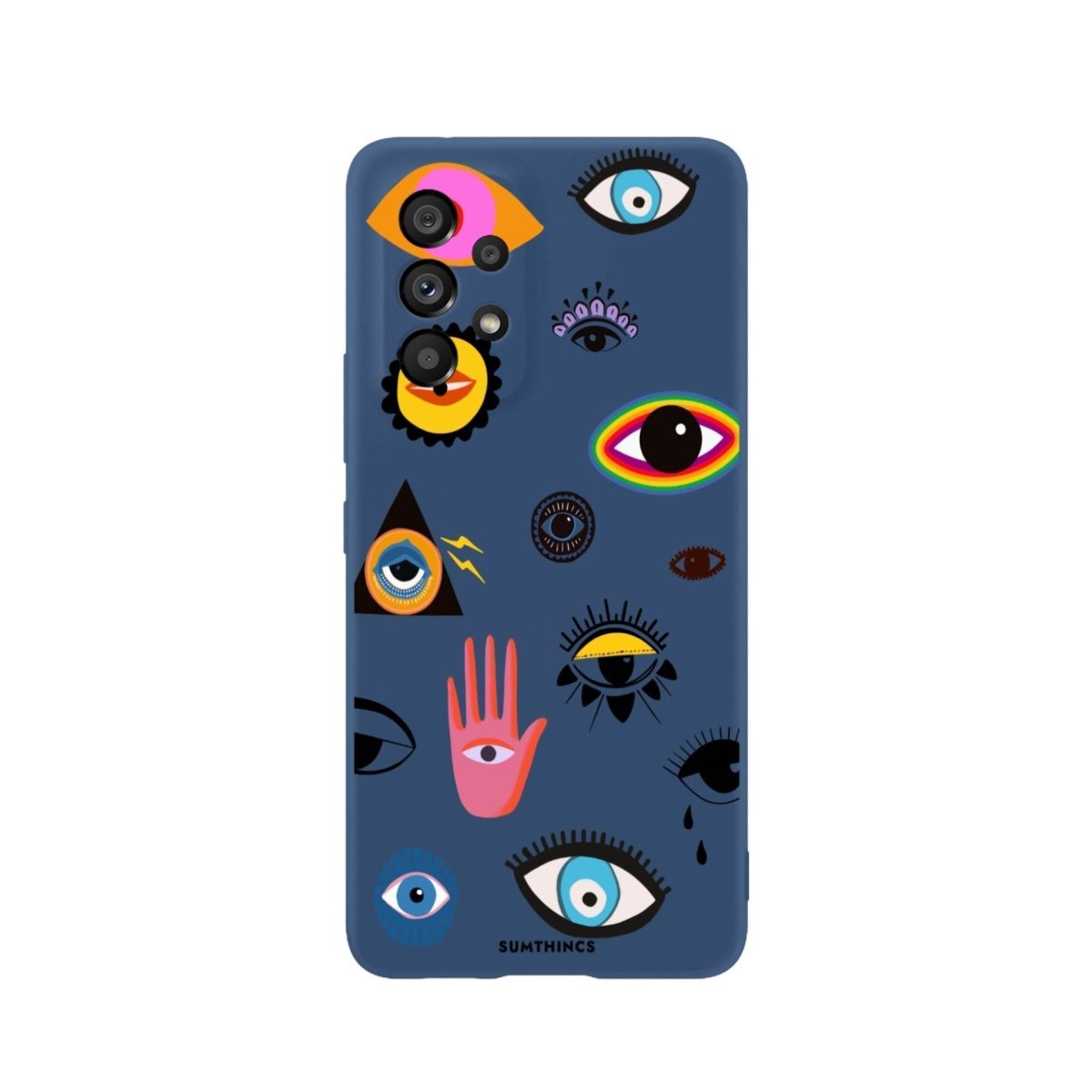Samsung A06 Eye Stickers Premium Telefon Kılıfı - SUMTHINCS