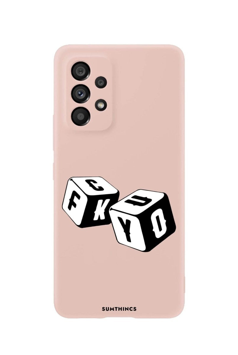 Samsung A06 Fck You Premium Telefon Kılıfı Bej - SUMTHINCS