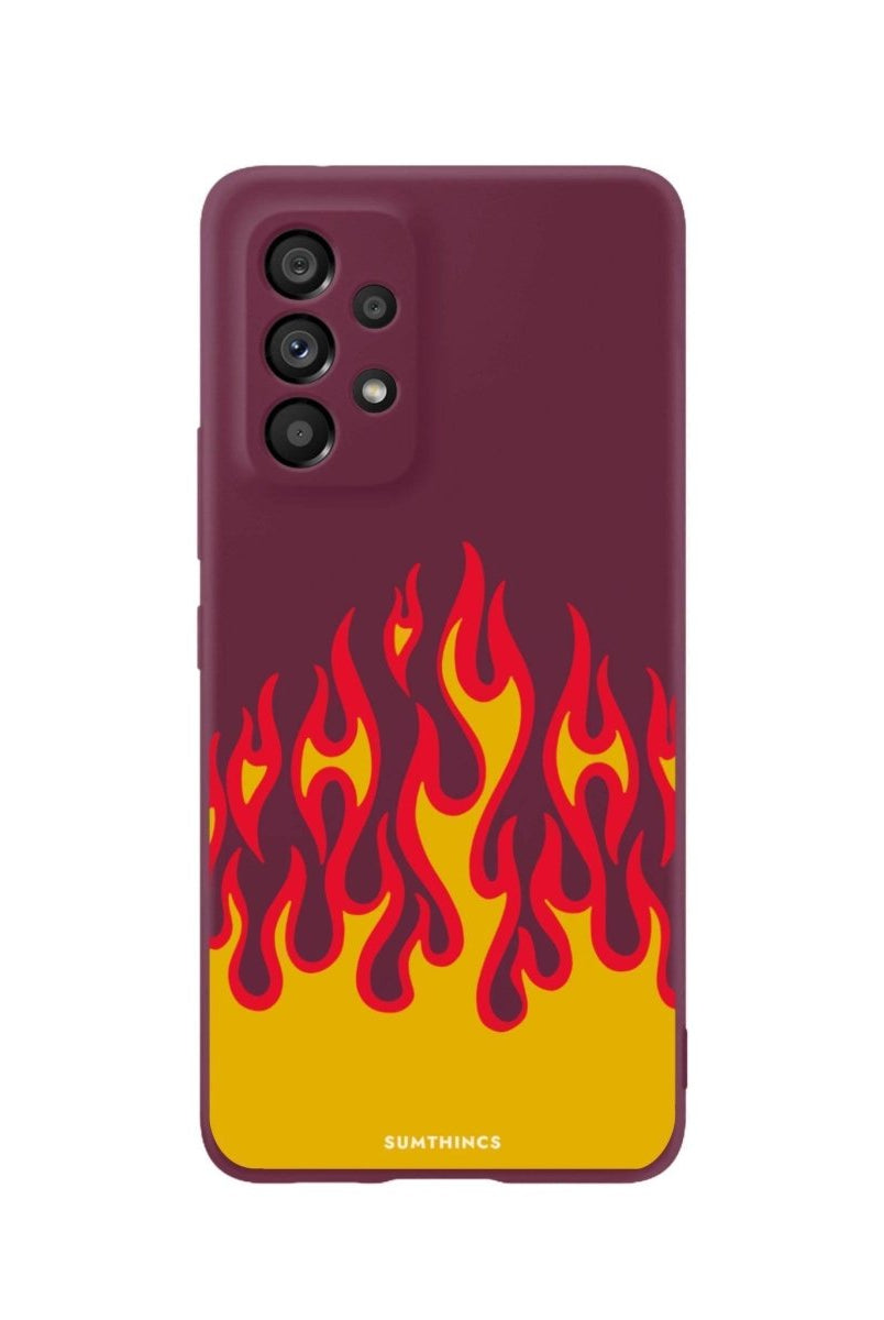 Samsung A06 Flamme Premium Telefon Kılıfı Bordo - SUMTHINCS