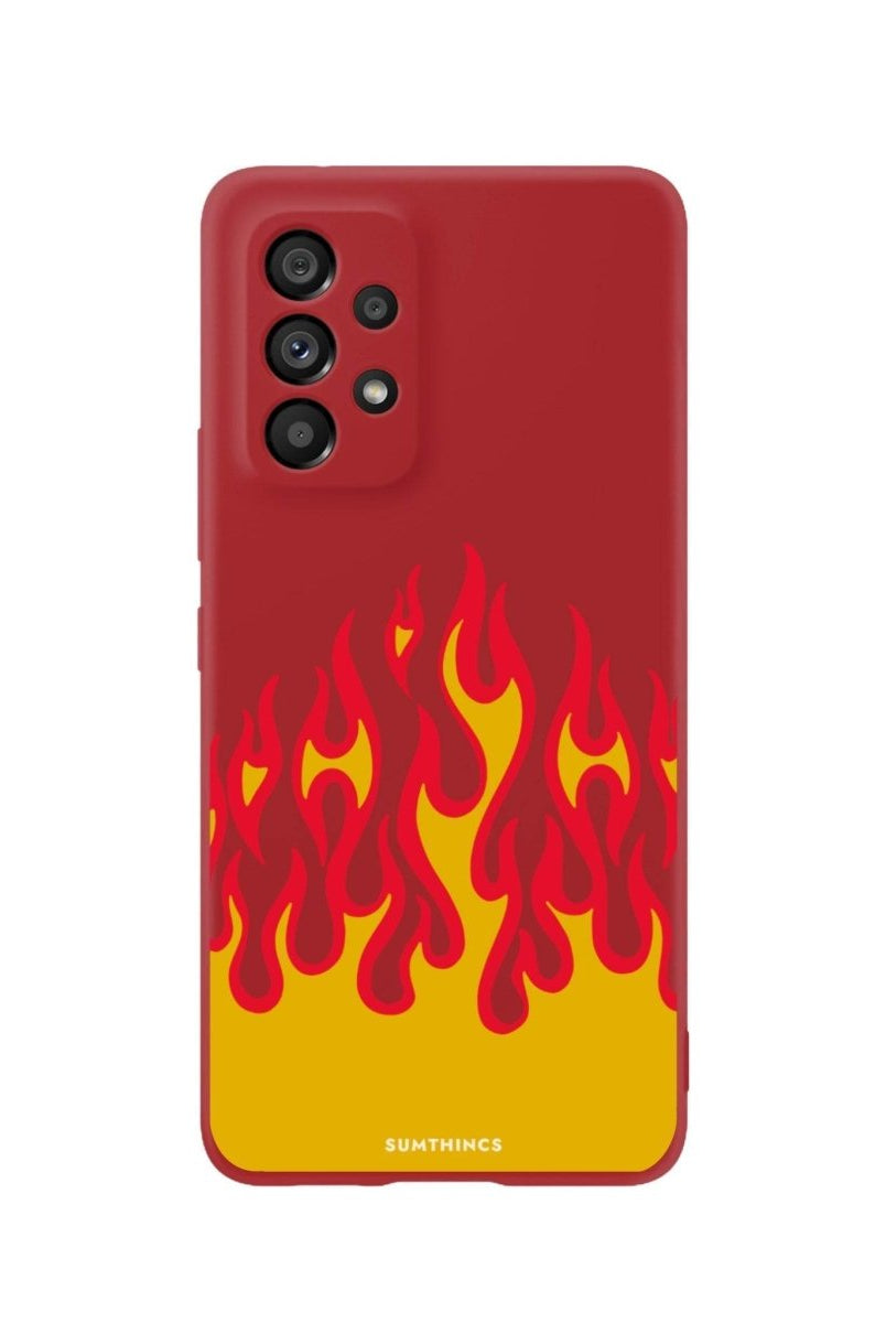 Samsung A06 Flamme Premium Telefon Kılıfı Kırmızı - SUMTHINCS