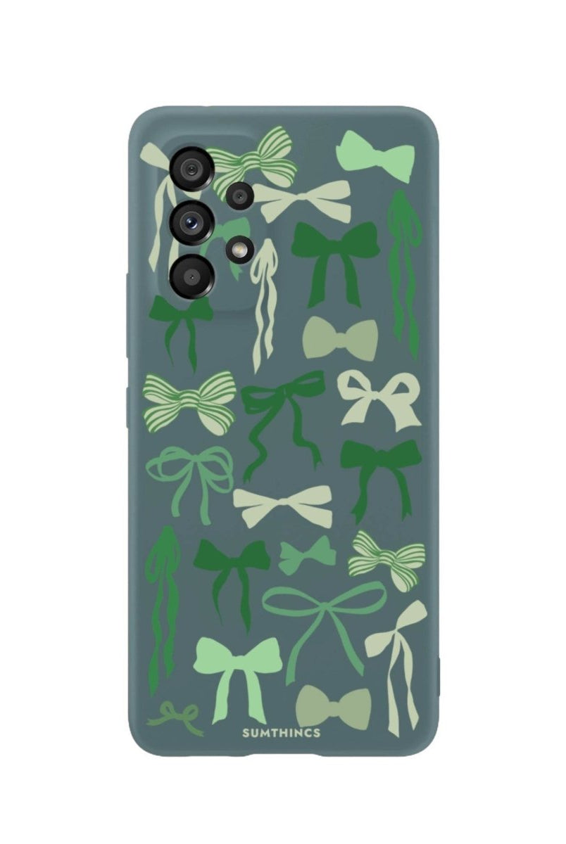 Samsung A06 Green Garland Premium Telefon Kılıfı - SUMTHINCS