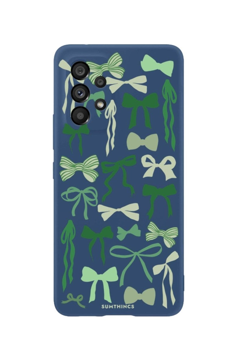 Samsung A06 Green Garland Premium Telefon Kılıfı Pasifik Mavi - SUMTHINCS