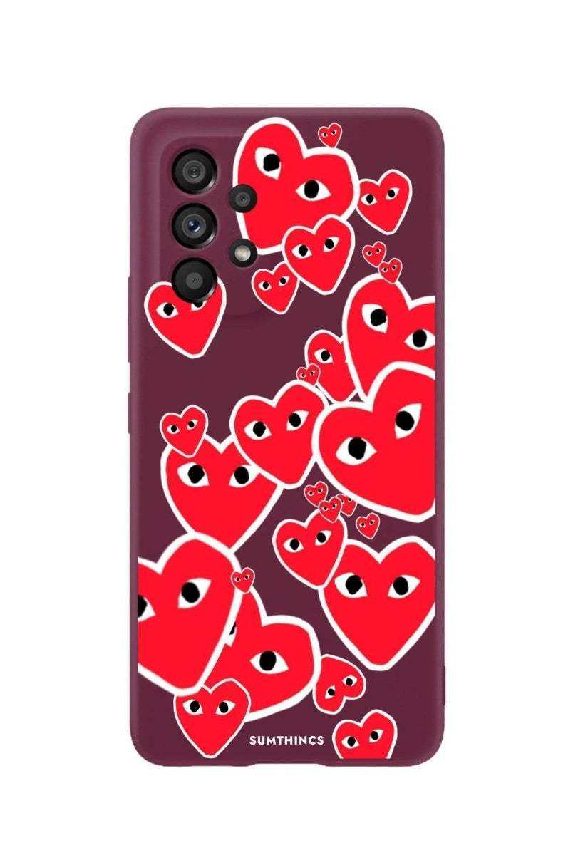 Samsung A06 Hearts Premium Telefon Kılıfı - SUMTHINCS
