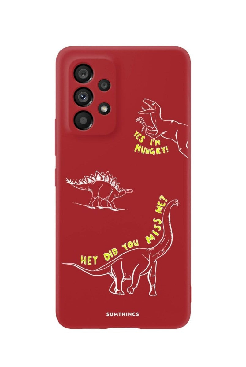 Samsung A06 Hey Did You Miss Me Premium Telefon Kılıfı Kırmızı - SUMTHINCS