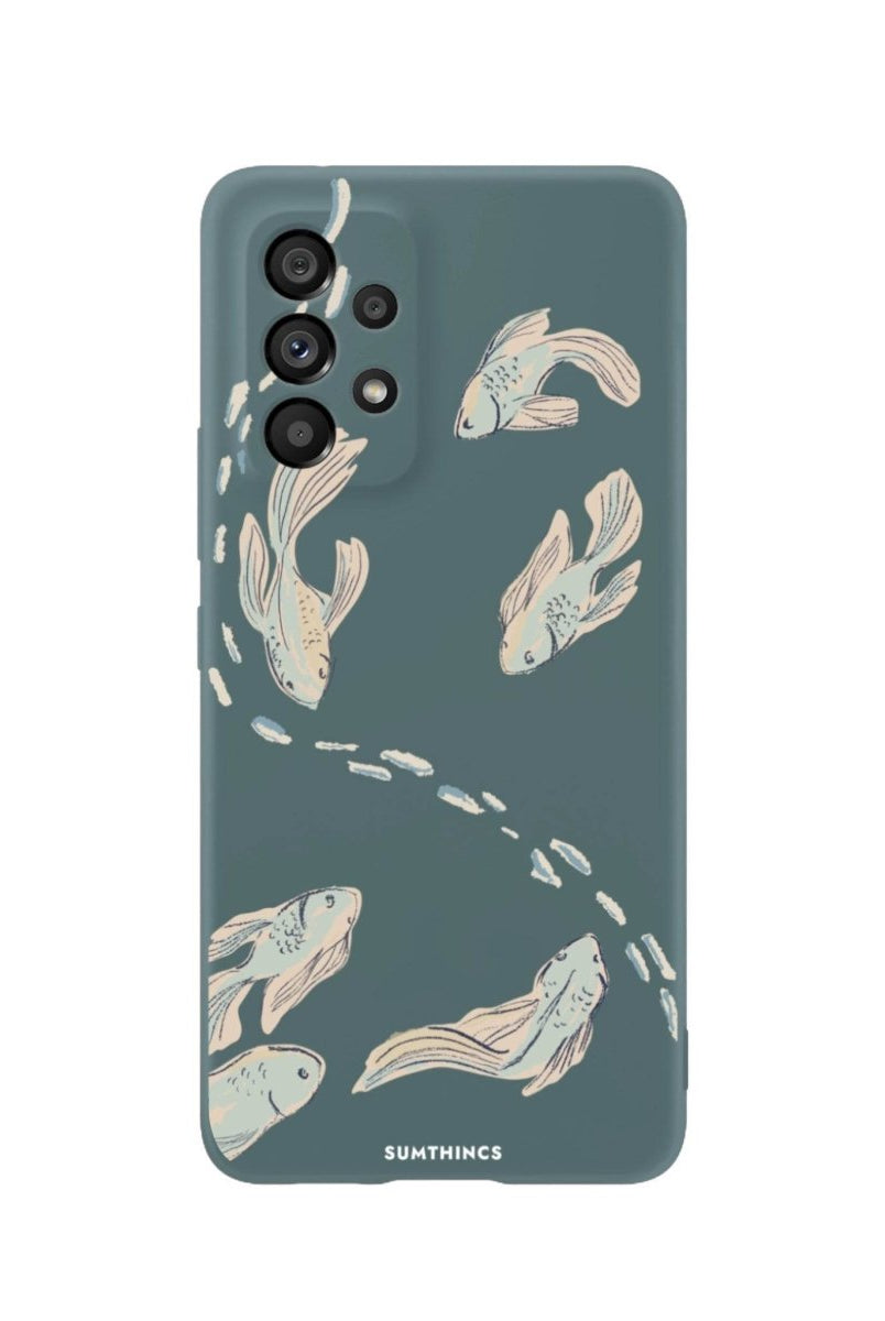 Samsung A06 Koi Fish Premium Telefon Kılıfı Kaktüs Yeşili - SUMTHINCS