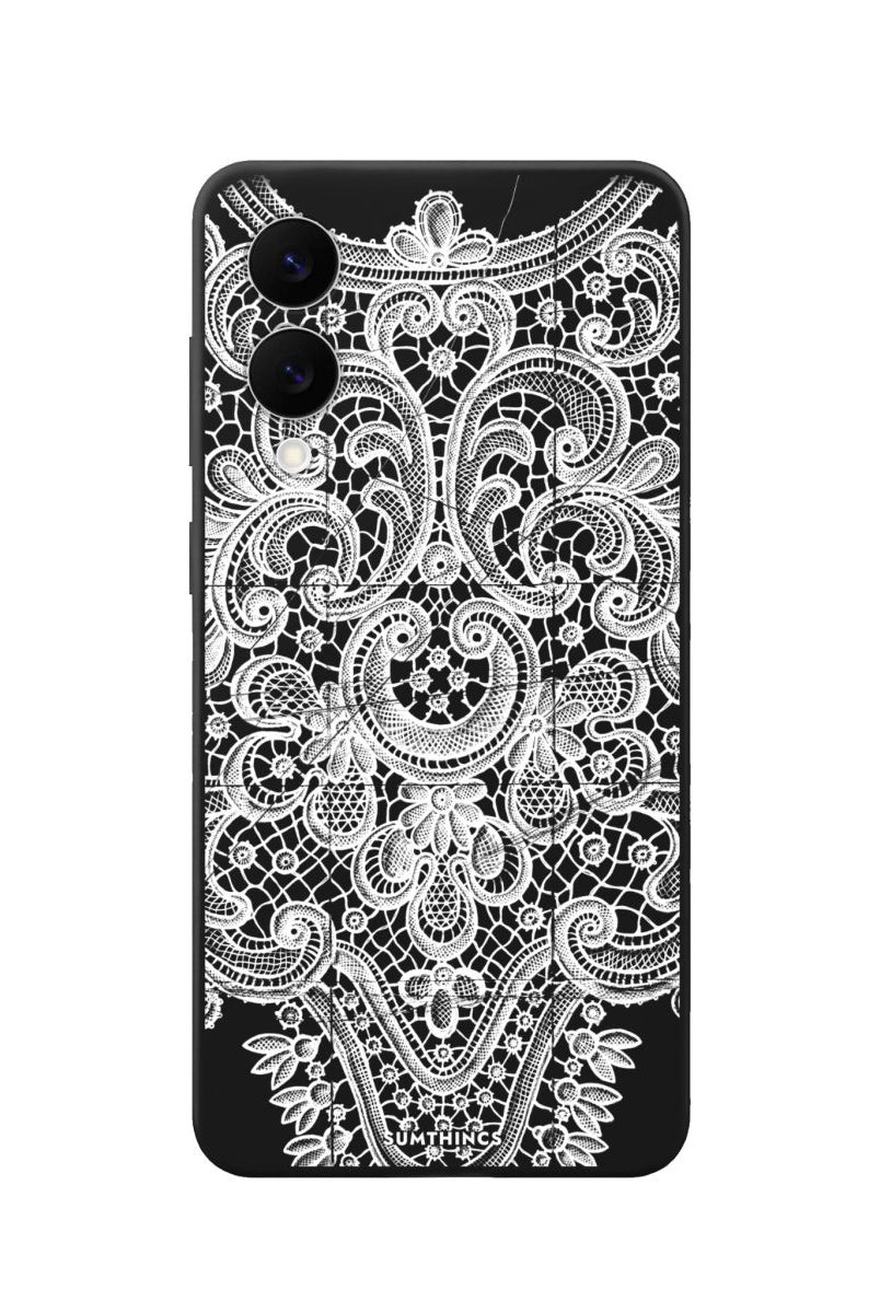 Samsung A06 Lacework Premium Telefon Kılıfı Siyah - SUMTHINCS