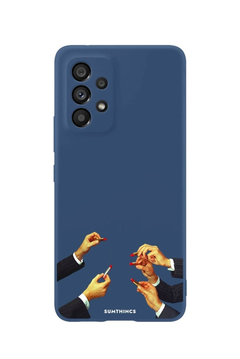 Samsung A06 Lipstick Premium Telefon Kılıfı Pasifik Mavi - SUMTHINCS