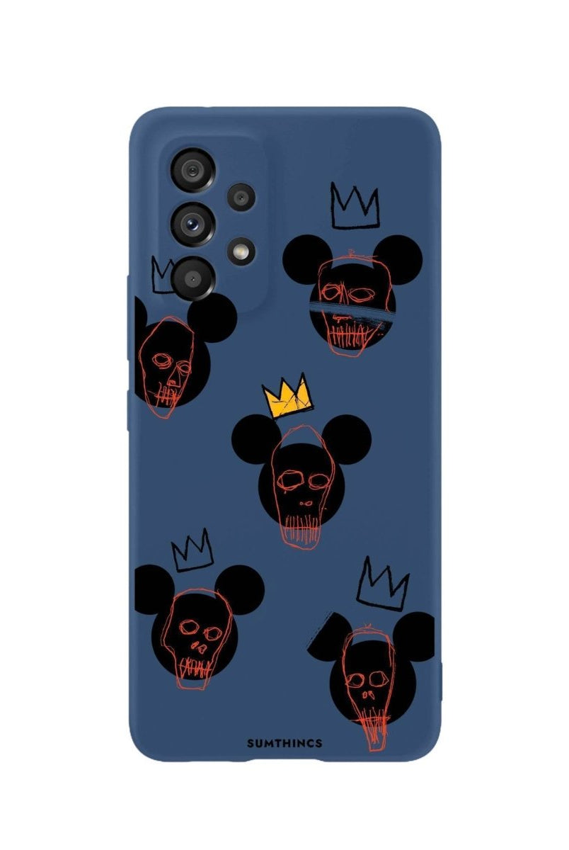 Samsung A06 Mickeys Midnight Premium Telefon Kılıfı Pasifik Mavi - SUMTHINCS
