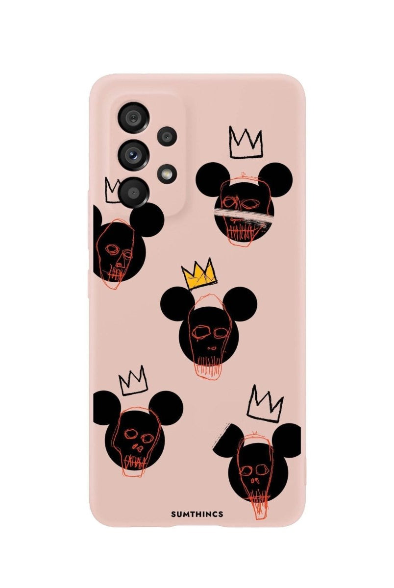 Samsung A06 Mickeys Midnight Premium Telefon Kılıfı Bej - SUMTHINCS