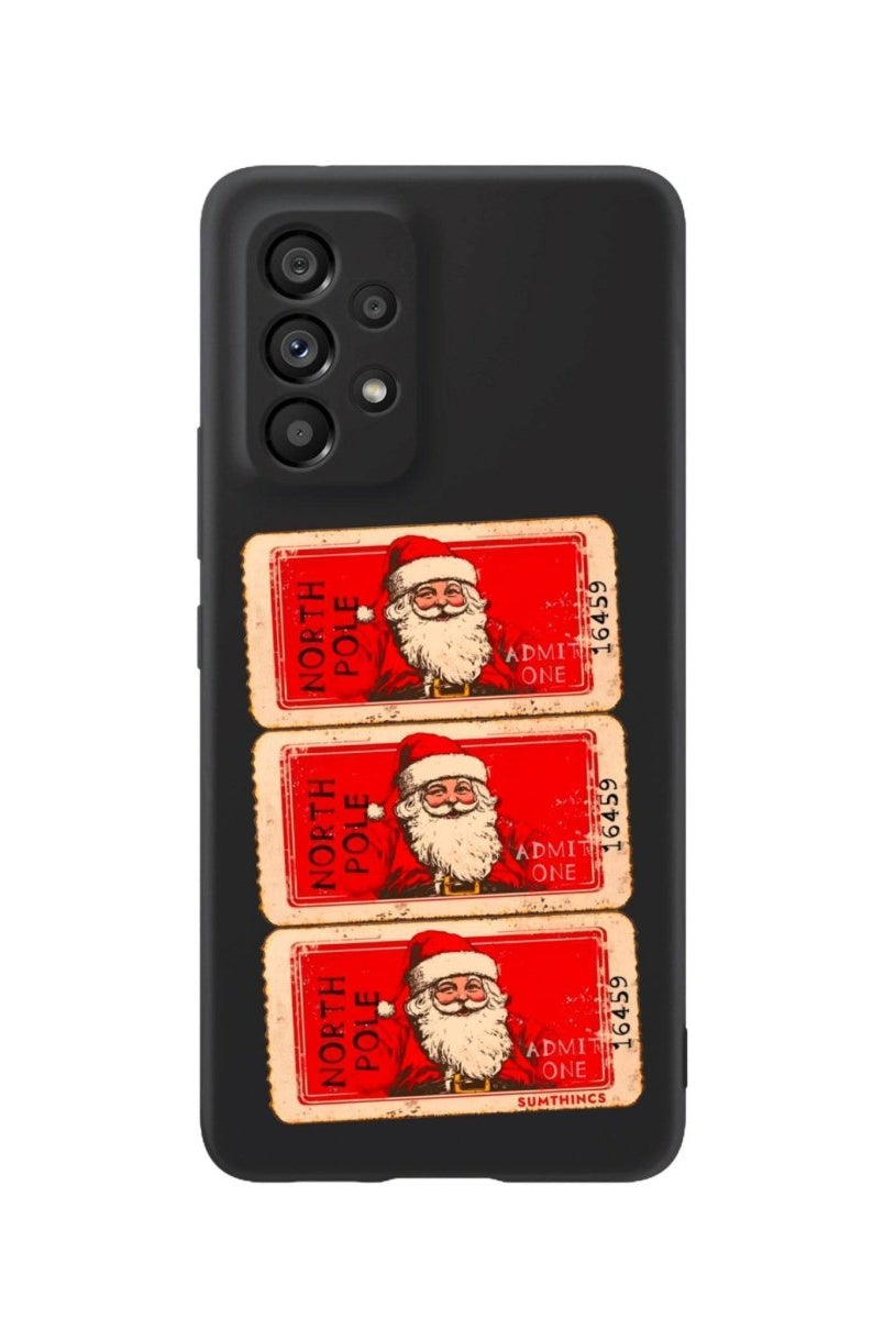 Samsung A06 Northpole Ticket Premium Telefon Kılıfı Siyah - SUMTHINCS