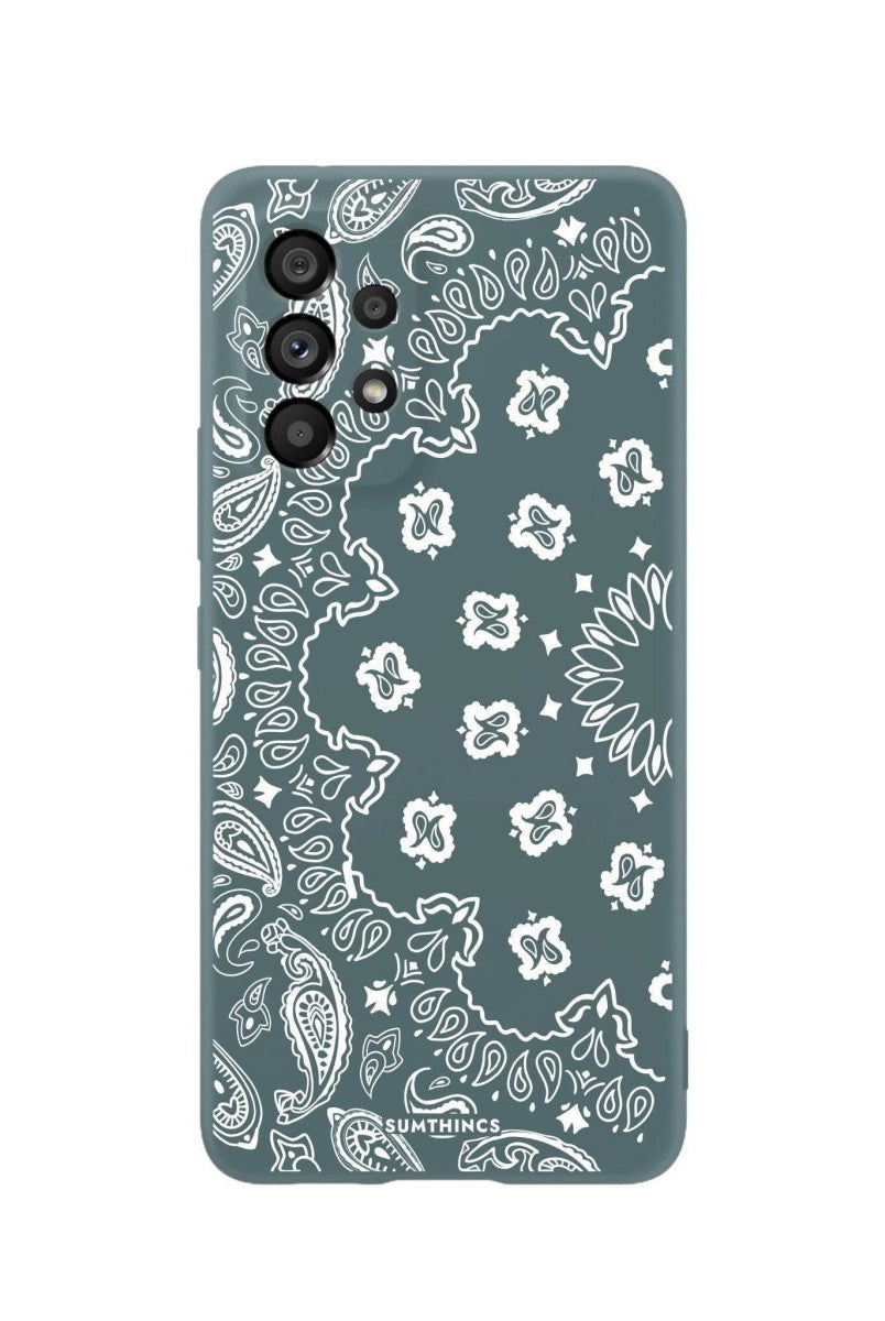 Samsung A06 Paisley Premium Telefon Kılıfı Kaktüs Yeşili - SUMTHINCS