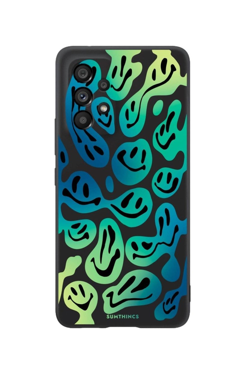 Samsung A06 Smiley Premium Telefon Kılıfı Siyah - SUMTHINCS