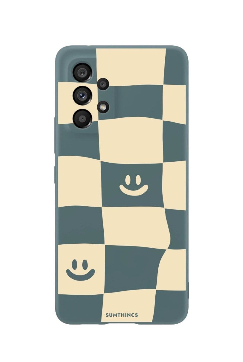 Samsung A06 Smiling Check Premium Telefon Kılıfı Kaktüs Yeşili - SUMTHINCS