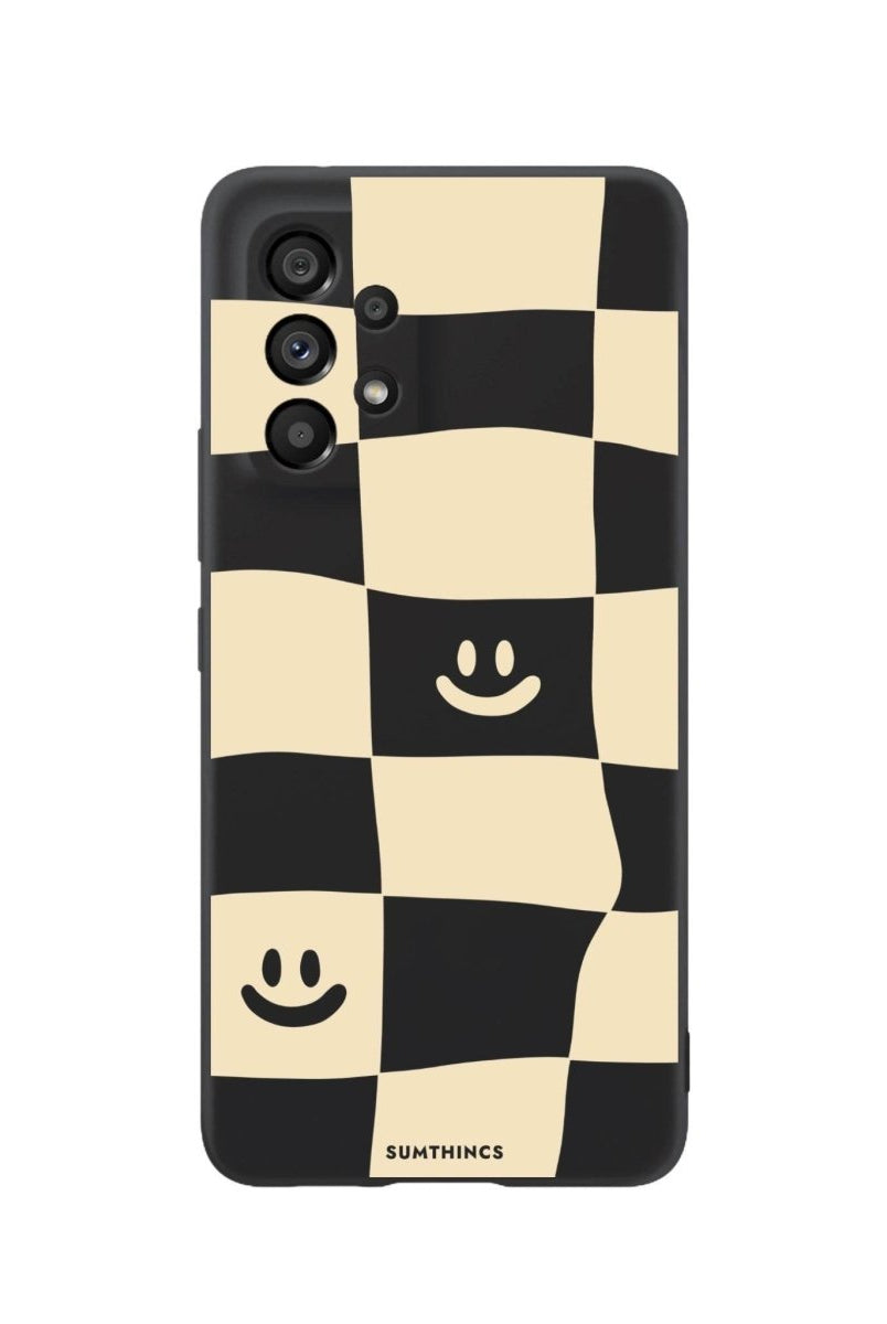 Samsung A06 Smiling Check Premium Telefon Kılıfı Siyah - SUMTHINCS