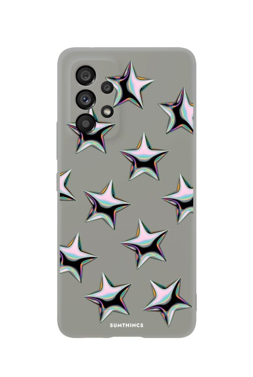 Samsung A06 Stars Premium Telefon Kılıfı Gri - SUMTHINCS