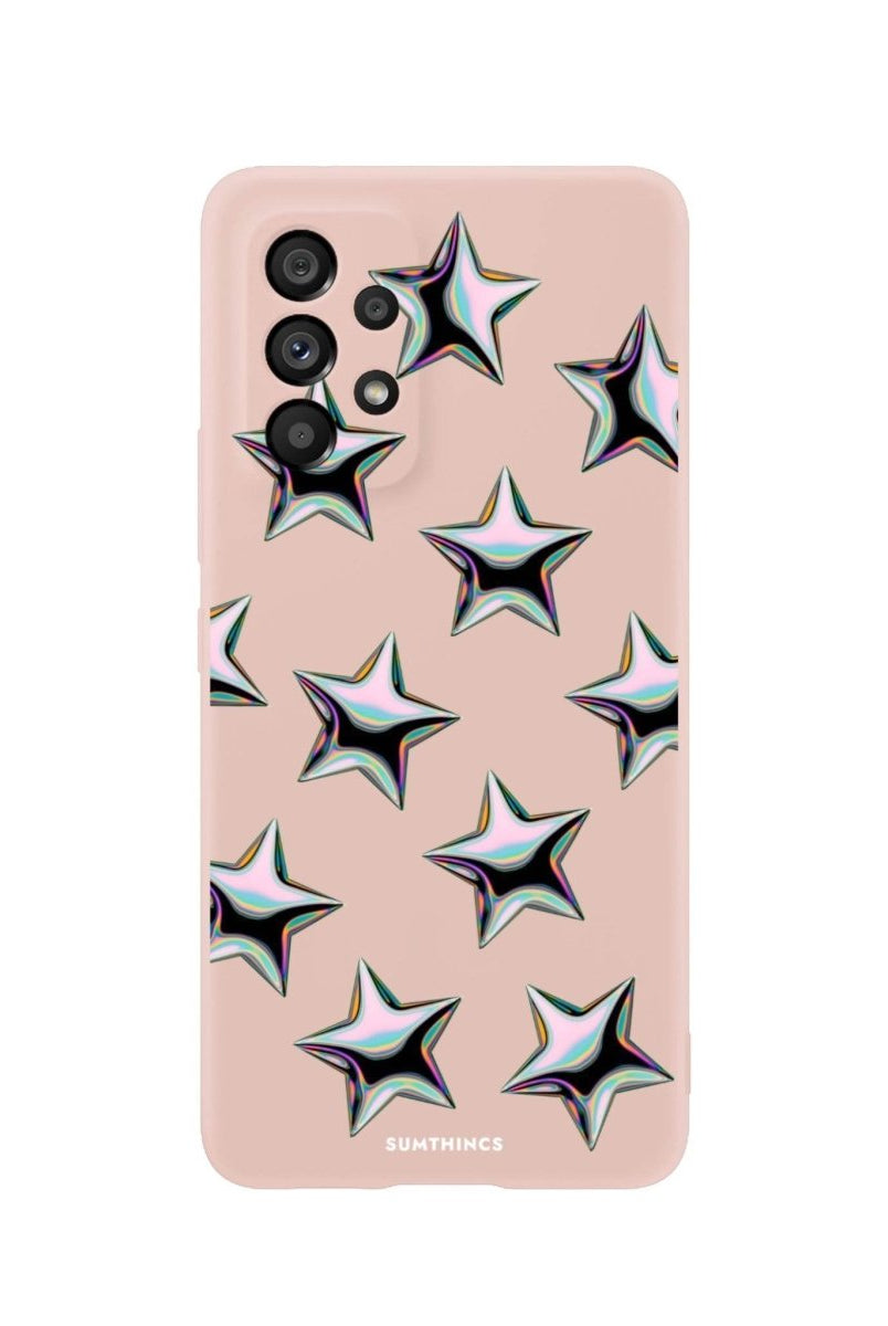 Samsung A06 Stars Premium Telefon Kılıfı Bej - SUMTHINCS