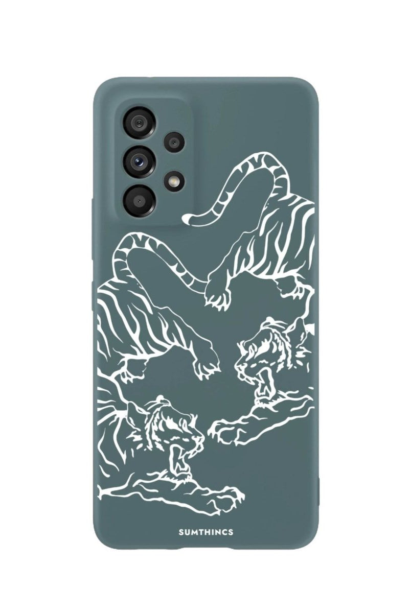 Samsung A06 Tigers Premium Telefon Kılıfı Kaktüs Yeşili - SUMTHINCS