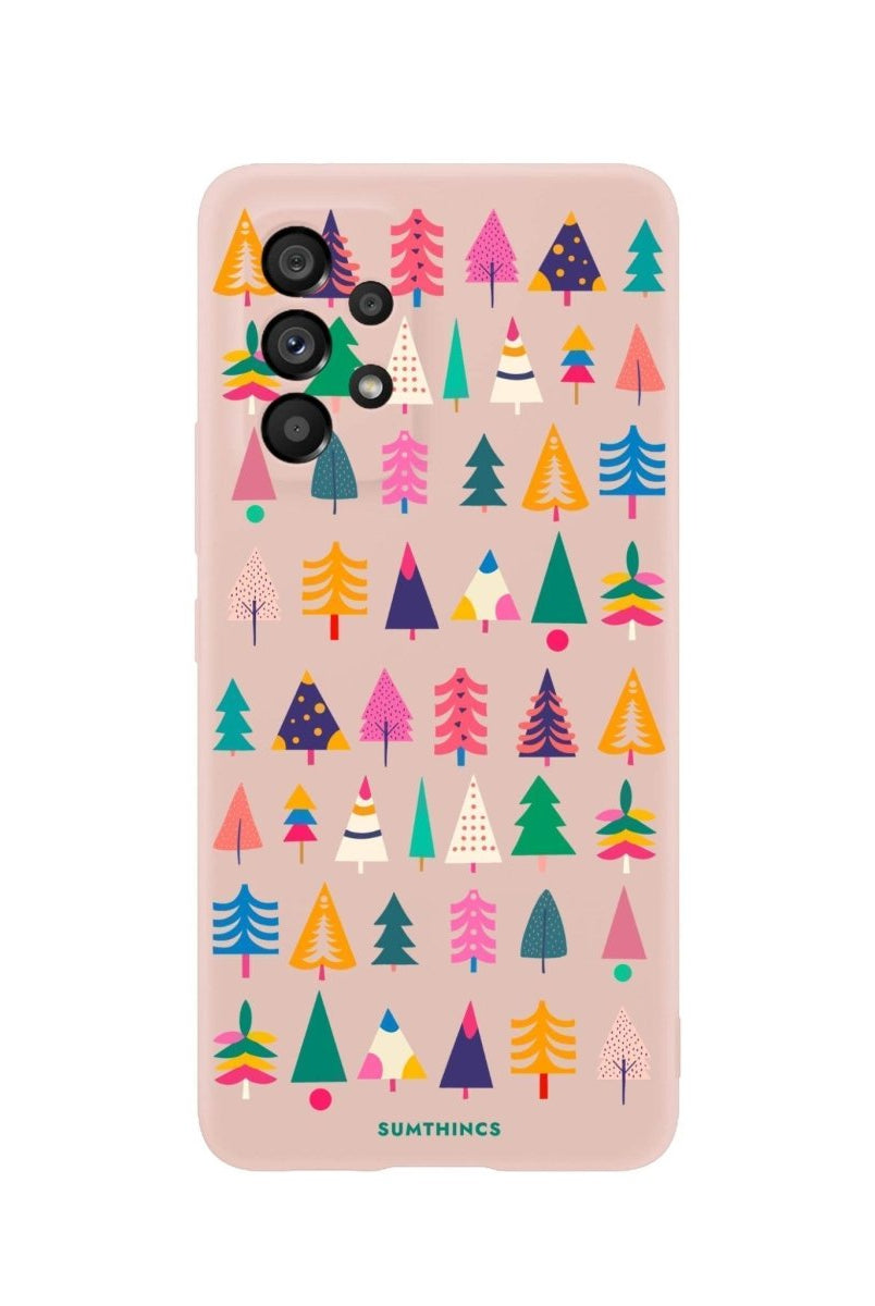 Samsung A06 Tiny Forest Premium Telefon Kılıfı Bej - SUMTHINCS