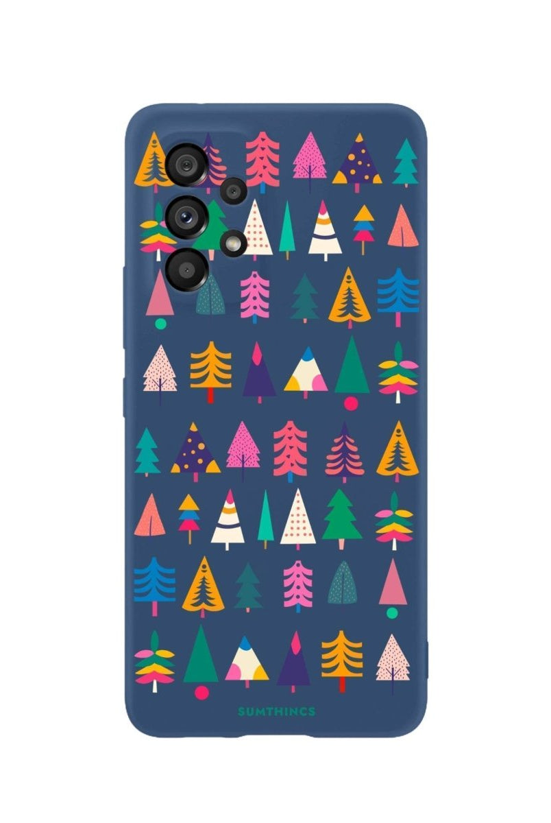 Samsung A06 Tiny Forest Premium Telefon Kılıfı Pasifik Mavi - SUMTHINCS