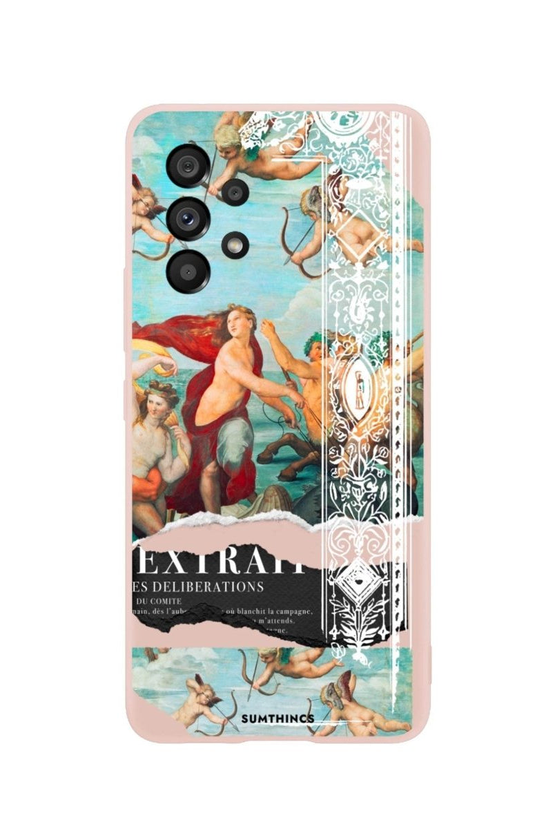 Samsung A06 Triumph of Galatea Premium Telefon Kılıfı Bej - SUMTHINCS