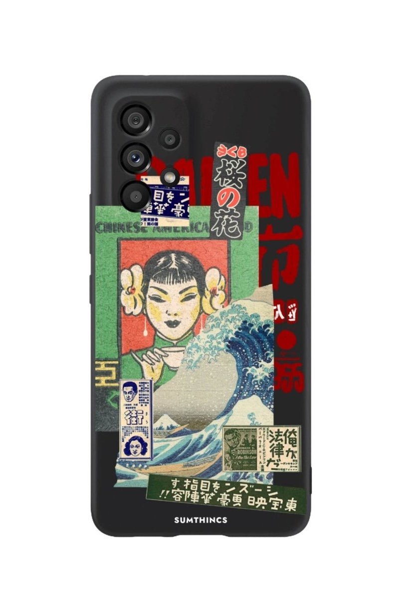 Samsung A06 Vintage Poster Premium Telefon Kılıfı Siyah - SUMTHINCS