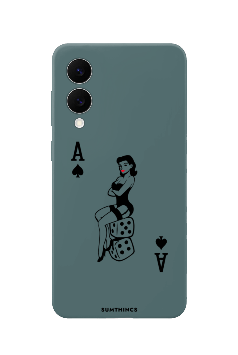 Samsung A07 Ace Queen Premium Telefon Kılıfı Kaktüs Yeşili - SUMTHINCS