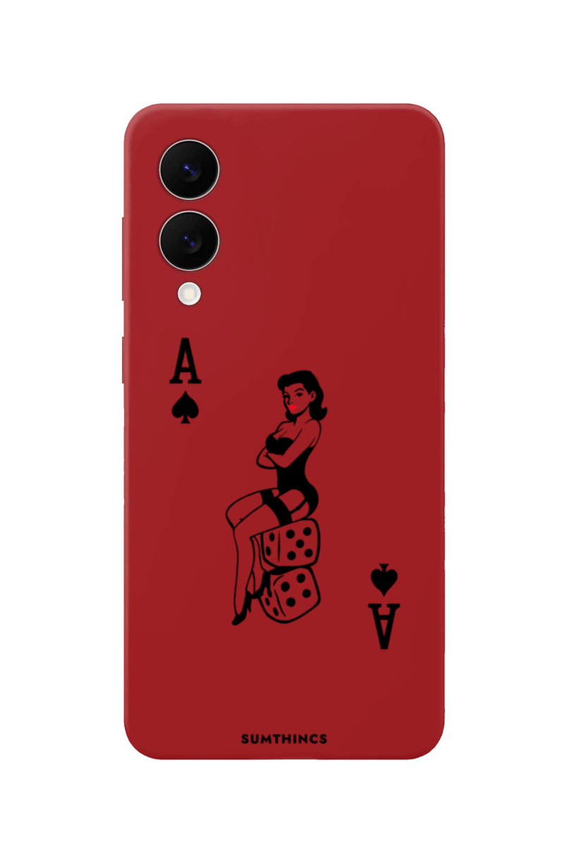 Samsung A07 Ace Queen Premium Telefon Kılıfı Kırmızı - SUMTHINCS