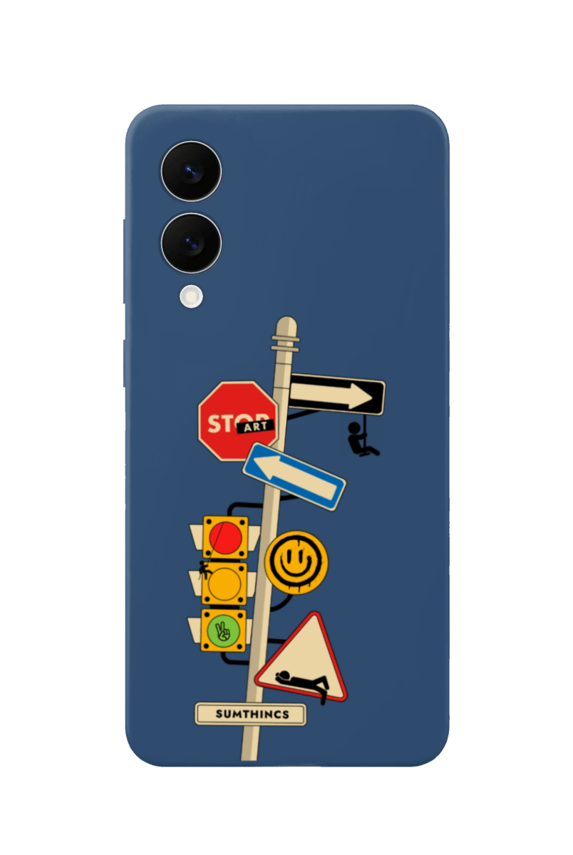 Samsung A07 Crossroad Premium Telefon Kılıfı Pasifik Mavi - SUMTHINCS