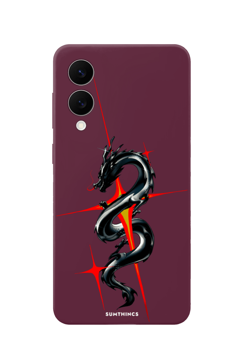 Samsung A07 Dragonflare Premium Telefon Kılıfı Bordo - SUMTHINCS