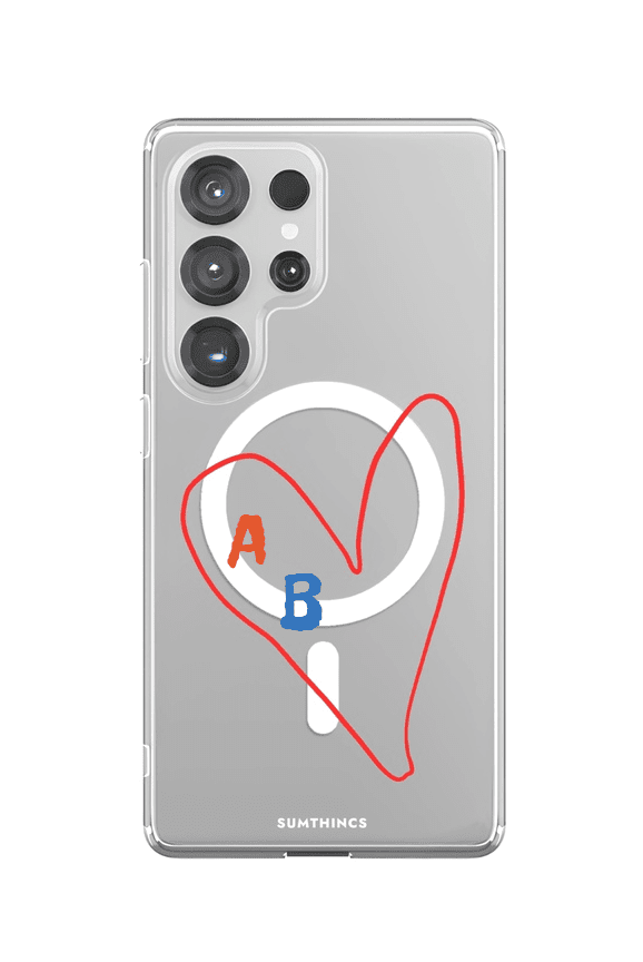 Samsung A07 Forever Kişiye Özel Clear Magsafe Telefon Kılıfı - Sumthincs