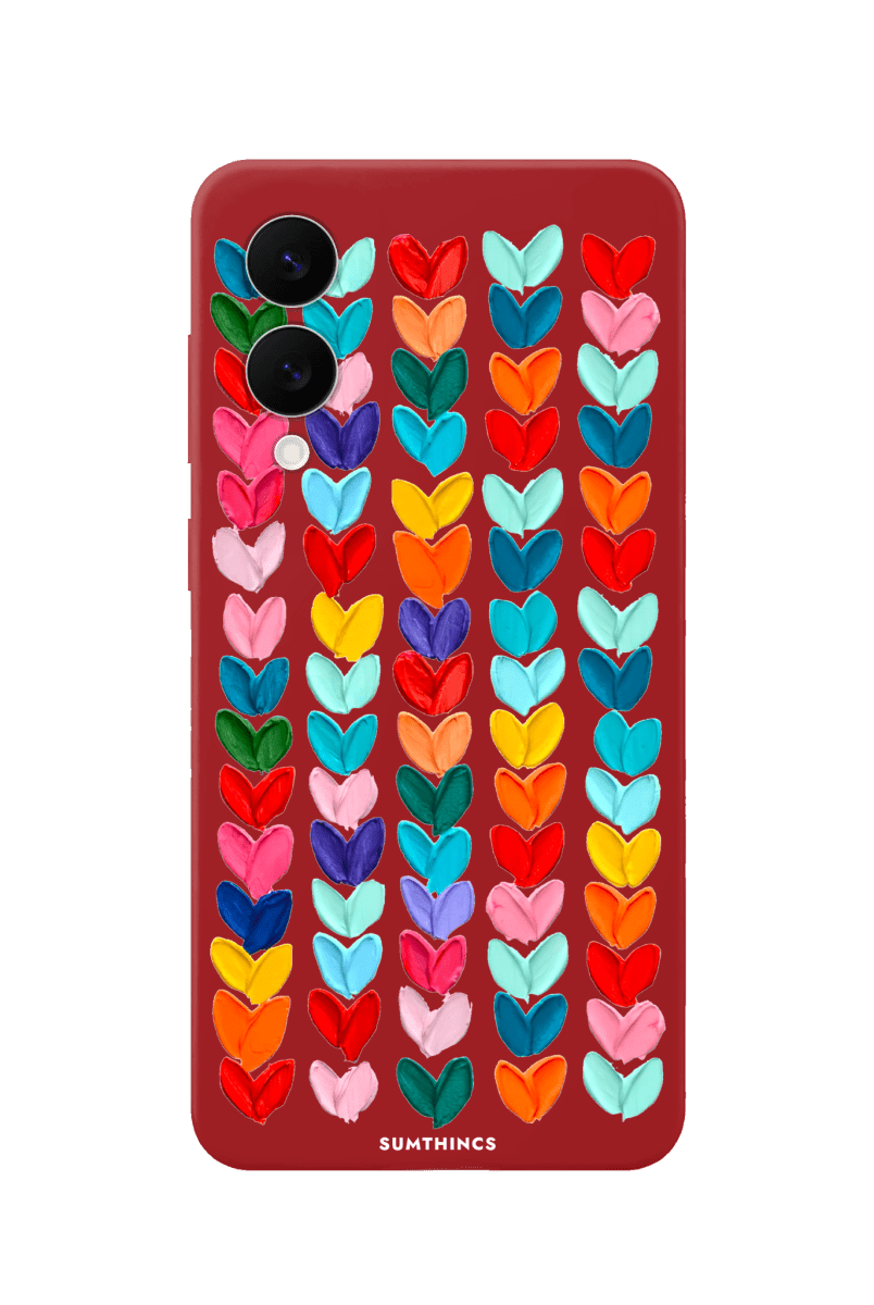 Samsung A07 Lovestorm Premium Telefon Kılıfı Kırmızı - SUMTHINCS