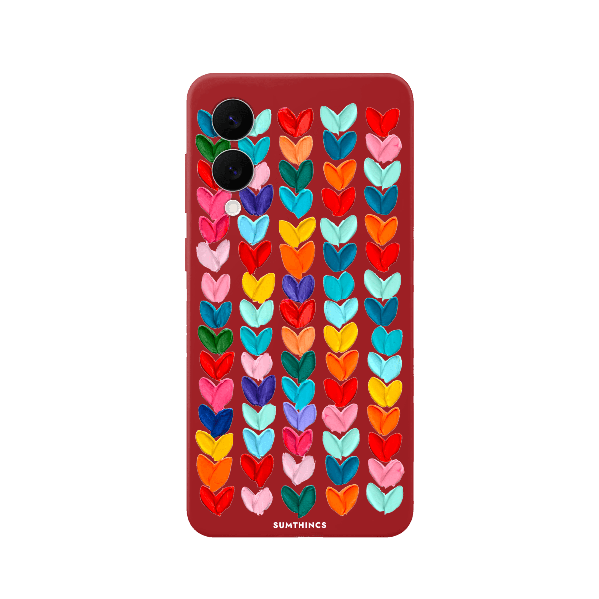 Samsung A07 Lovestorm Premium Telefon Kılıfı Kırmızı - SUMTHINCS