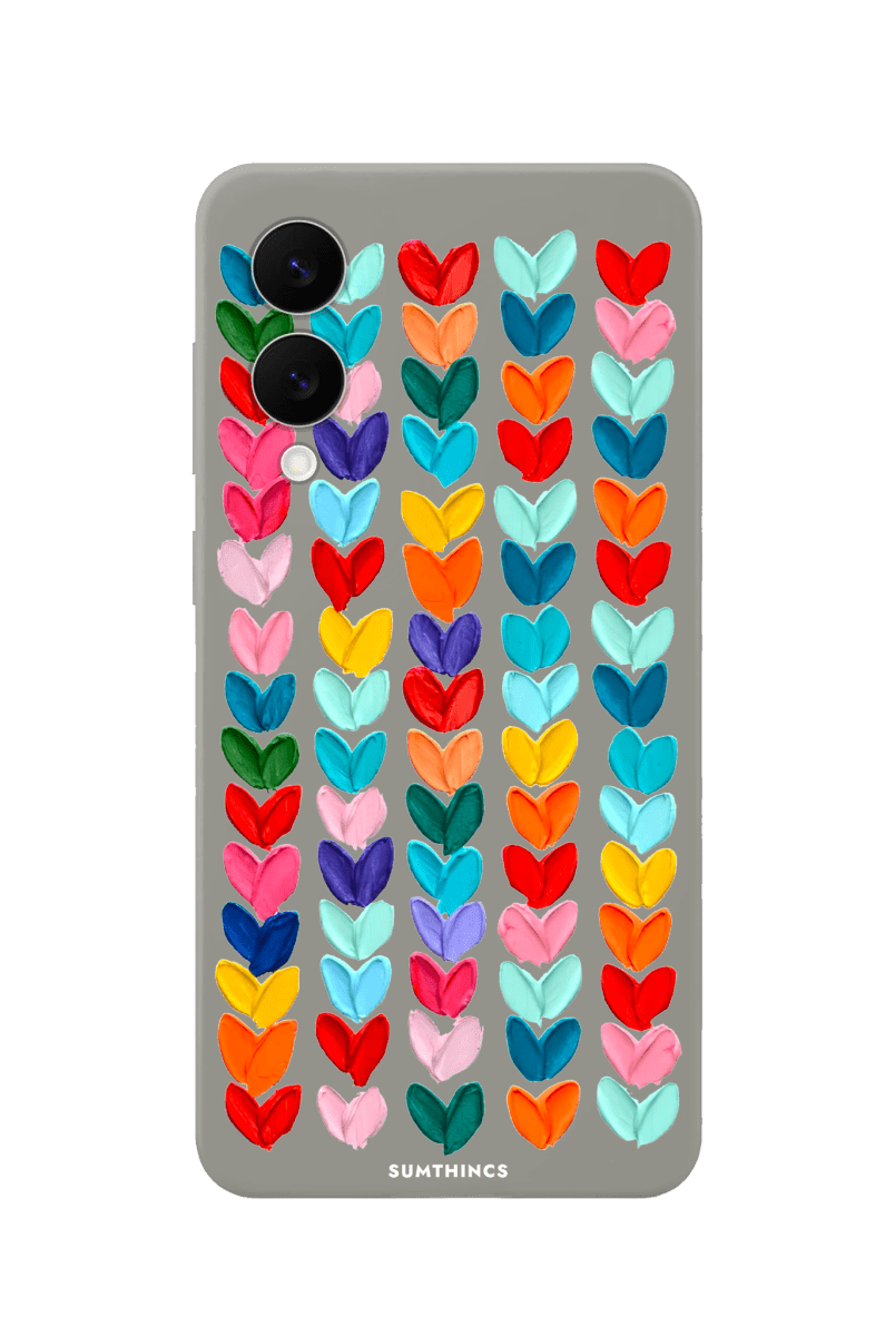 Samsung A07 Lovestorm Premium Telefon Kılıfı Gri - SUMTHINCS